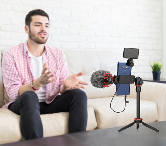 Image du produit Boya BY-VG350 y compris le kit vidéo pour smartphone BY-MM1