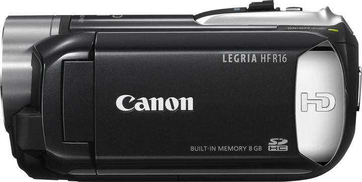 Actual product image Canon Legria HF R16, Full-HD Flash Camcorder, 8GB, Black (20 x)