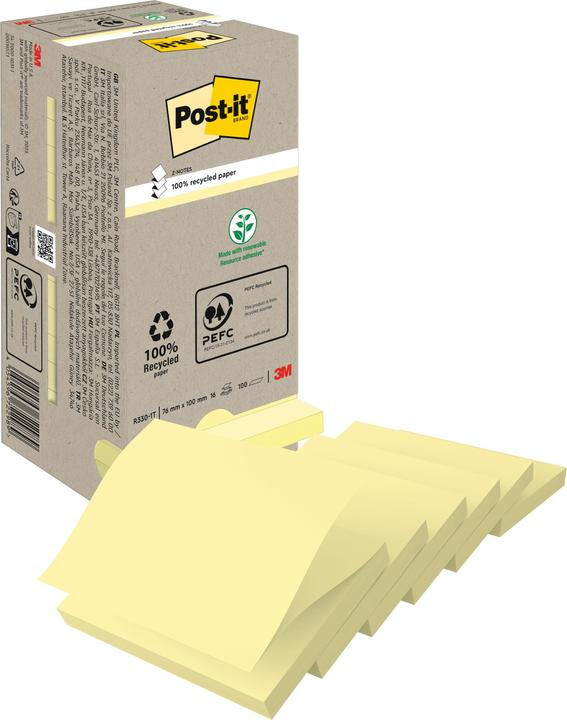 Produktbild Post-it Green Z-Notes (76 x 76 mm)