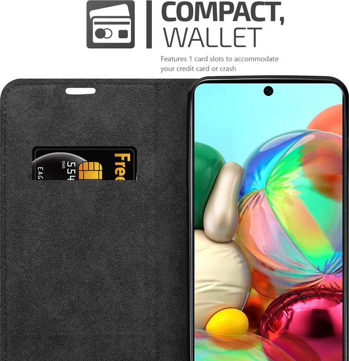 Actual product image Cadorabo Book Invisible Magnet Cover (Samsung Galaxy A72 5G)