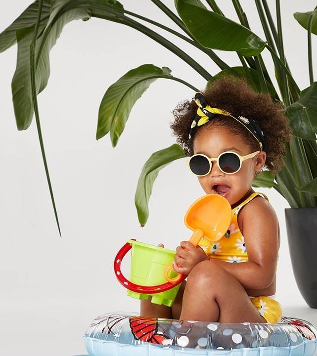 Image du produit Dooky Lunettes de soleil pour enfants Fiji, protection UV 100%, jaune