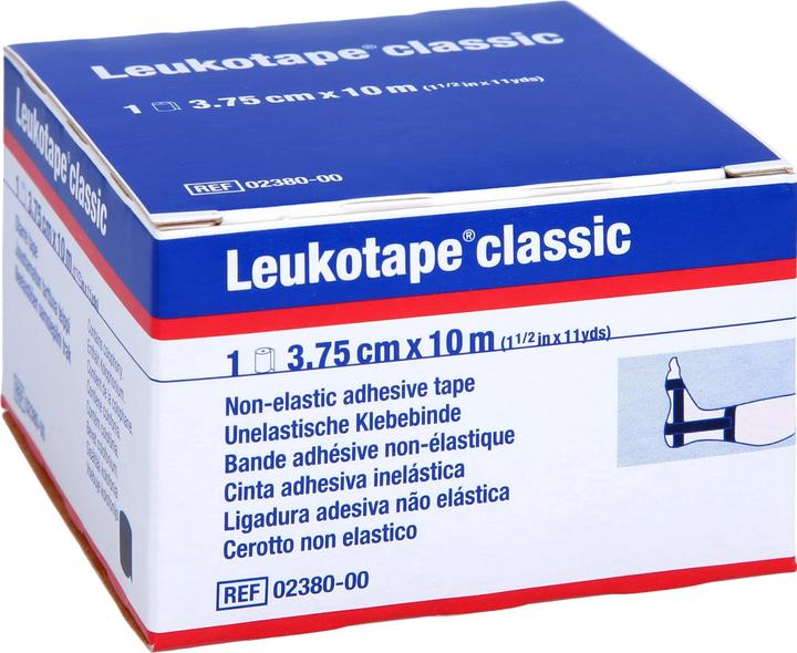 Produktbild BSN classic Pflasterband 10mx3.75cm schwarz (1 x)