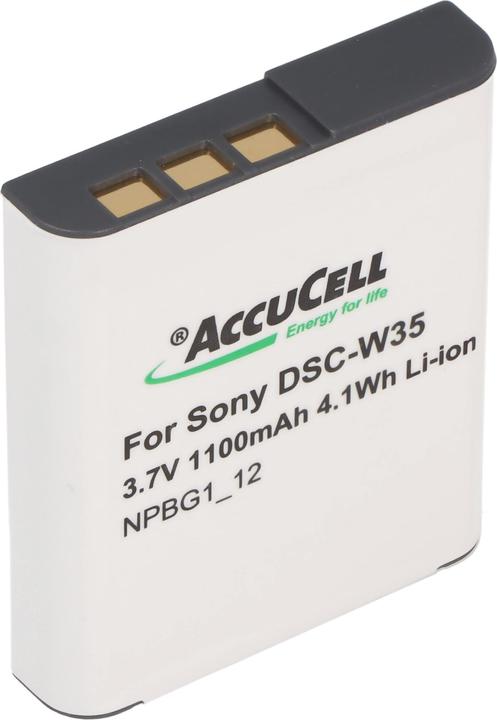 Actual product image Sony Battery NP-BG1, DSC-WX1, CYBER-SHOT DSC-W300 (Rechargeable battery)
