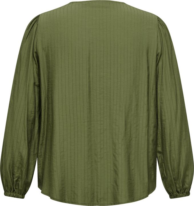 Produktbild Only Normal geschnitten V-Ausschnitt Elastische Bündchen Puffärmel Top Top (42)