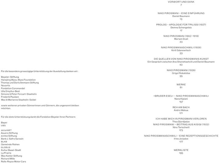 Produktbild Niko Pirosmani (Deutsch, Sam Keller und Daniel Baumann für die Fondation Beyeler, Irine Jorjadze, Mariam Dvali, Thea Djordjadze, Daniel Baumann, 2023)