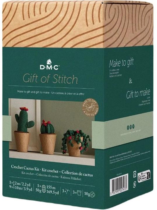 Image du produit DMC Cadeau de Stitch Crochet Set Amigurumi Cactus