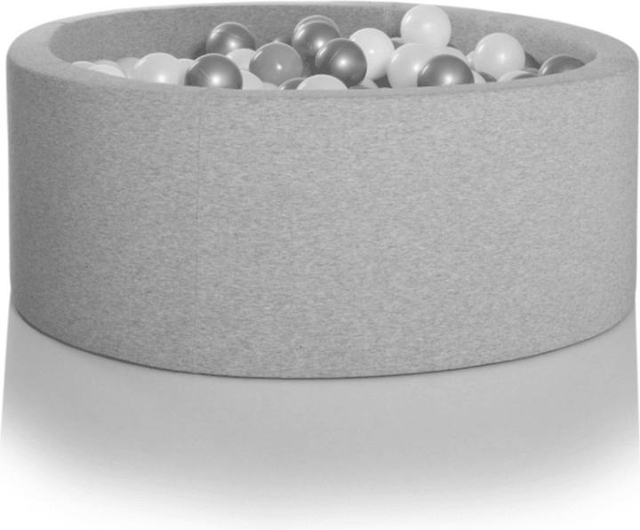 Immagine prodotto Kidkii Piscina di palline grigio chiaro Ø100x30cm incl. 200 palline
