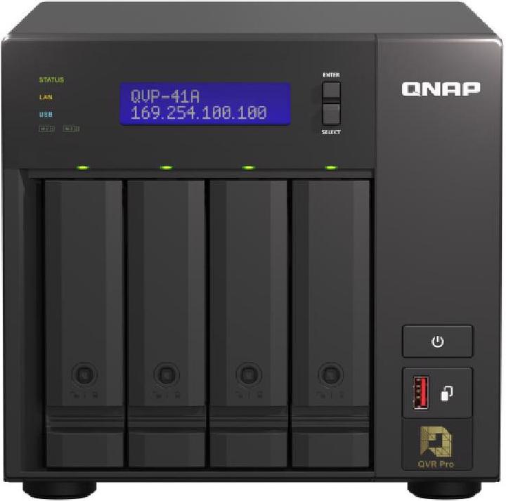 Actual product image QNAP Network Recorder QVP-41A 4-Bay