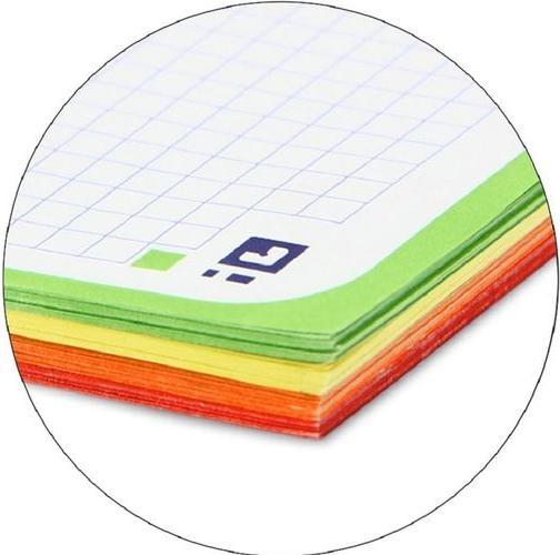 Actual product image Oxford School A5+ Polypropylene Cover Twin Wire 6 Holes Projectbook Ruled 240 Pages Blue Scribzee® Compatib (A5, Lined, Soft cover)