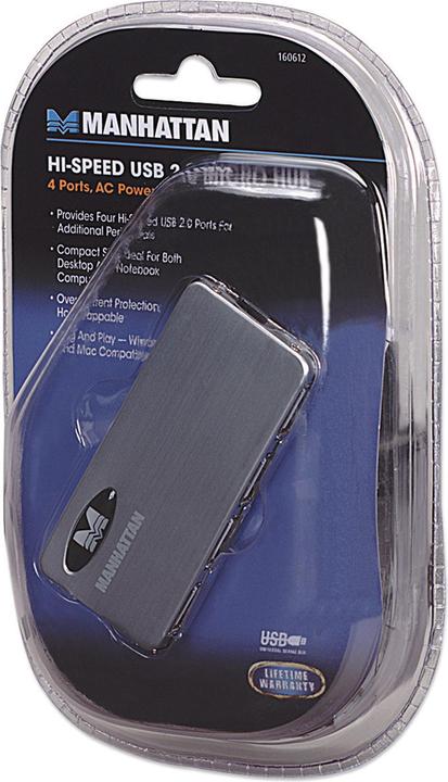 Immagine prodotto Manhattan Hub USB 2.0 (USB-B, 4 Porti)