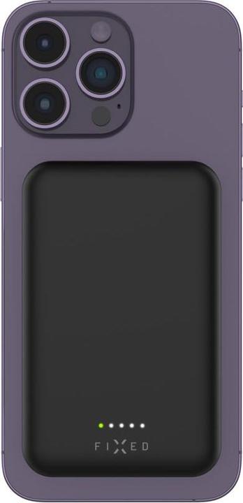 Actual product image Fixed MagZen Trådløs PD 20W Power Bank 10.000 mAh Sort Powerbank - Sort - 10000 mAh (10000 mAh, 12 Wh)