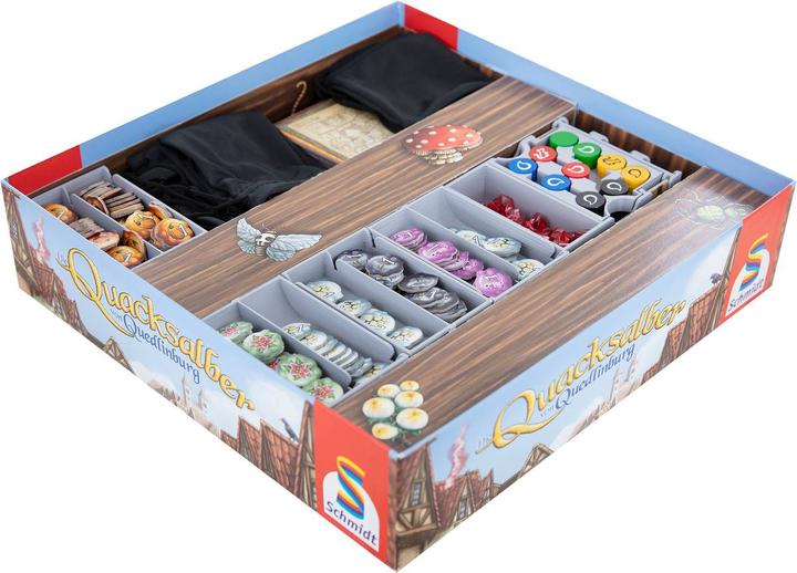 Produktbild Feldherr QUAK-3D - Organizer für Die Quacksalber von Quedlinburg + Die Kräuterhexen - Grundspielbox
