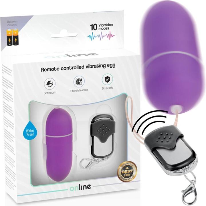 Actual product image Online Vibro egg with remote control, size L