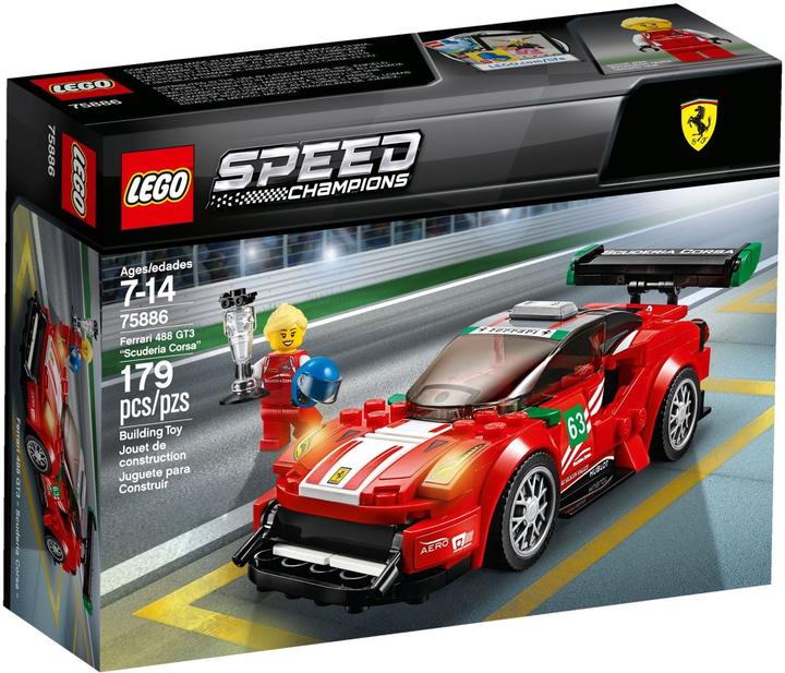 Actual product image LEGO Ferrari 488 GT3 Scuderia Corsa (75886, LEGO Speed Champions)