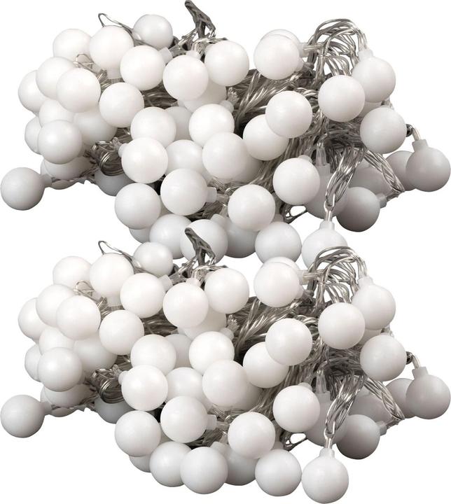 Produktbild ProGarden 2er-Set Bunte LED Lichterkette mit 80 Kugeln, L 16m (16 m)