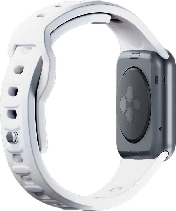 Image du produit 3MK Bracelet montre en silicone biały/white dla Apple Watch 42/44/45/49mm (Silicone, Acier inoxydable)
