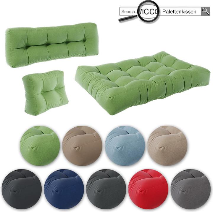 Immagine prodotto Vicco Palettenkissen Flocken (60 x 40 x 20 cm)