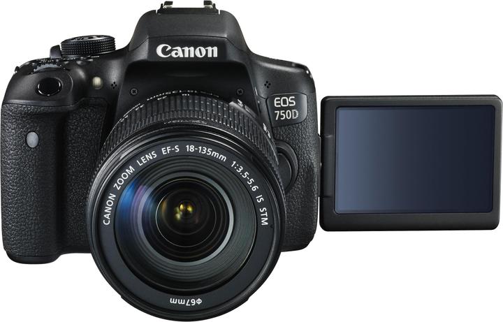 Produktbild Canon EOS 750D Kit - Import (18 - 135 mm, 24.20 Mpx, APS-C / DX)