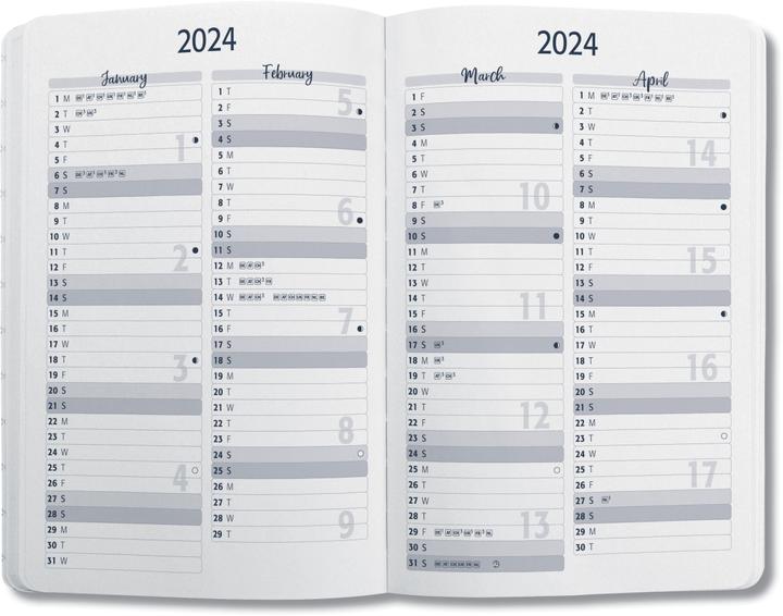 Nutritional values and ingredients Jolie Pocket agenda (A6, German, French, Italian, English)
