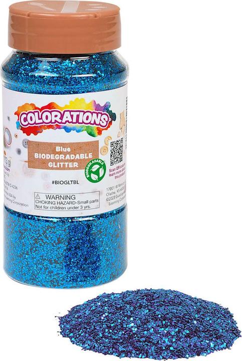Colorations Coloration - Paillettes biodégradables - Bleu, 113 g