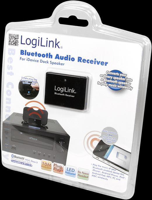 Produktbild LogiLink BT0021 - Bluetooth-Dongle für iPhone/iPod-Docking Station (Empfänger)