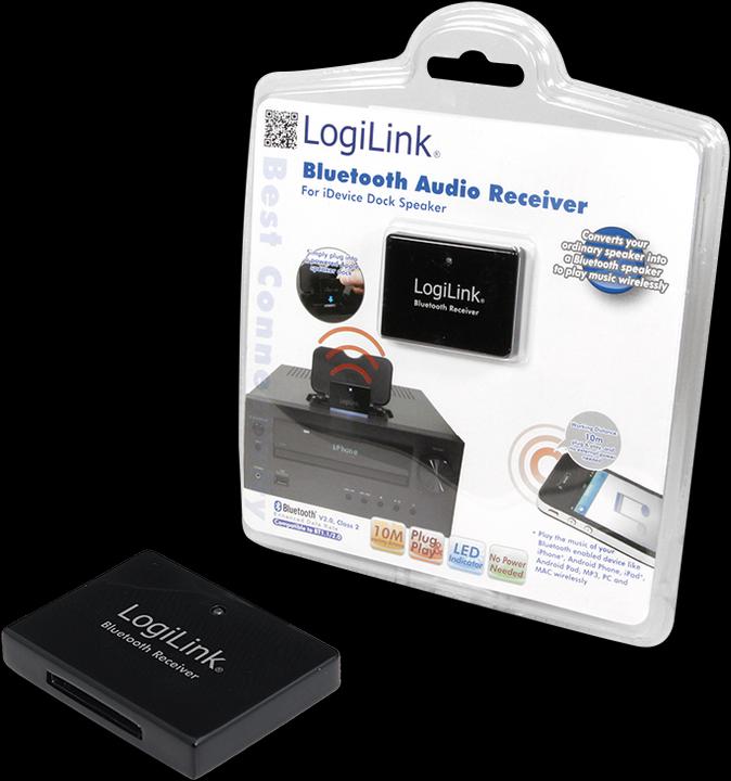 Produktbild LogiLink BT0021 - Bluetooth-Dongle für iPhone/iPod-Docking Station (Empfänger)