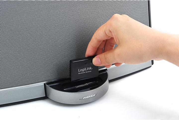 Produktbild LogiLink BT0021 - Bluetooth-Dongle für iPhone/iPod-Docking Station (Empfänger)