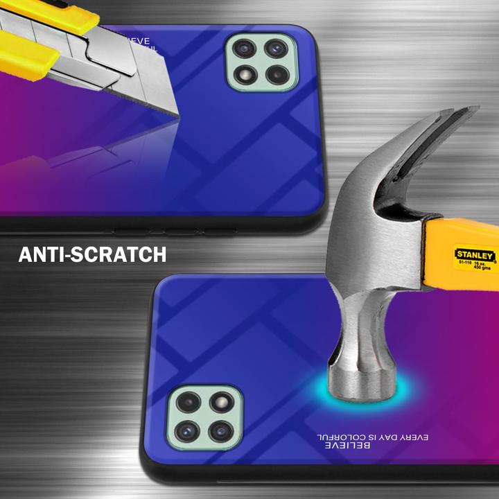 Image du produit Cadorabo TPU 2 couleurs Housse en verre (Samsung Galaxy A22 5G)