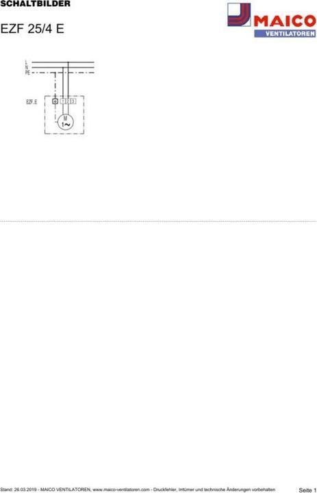Produktbild Maico MAI EZF 25/4 E Wandeinbau-Ventilator