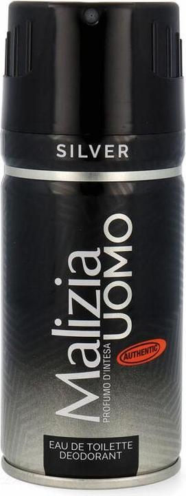 MGA Malizia Uomo, Silber, Deodorant, 150 ml (150 ml)