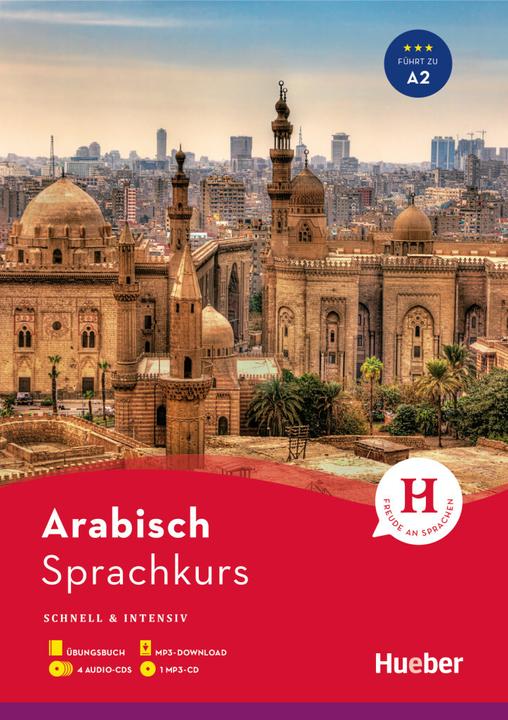 Actual product image Sprachkurs Arabisch. Buch + 4 Audio-CDs + 1 MP3-CD + MP3-Download (German, Arabic, Ali Almakhlafi, 2018)