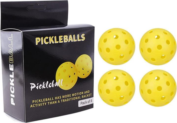 Hermex 4-tlg. Set Pickleball-Ball Pickleball-Outdoorball Racketsportball