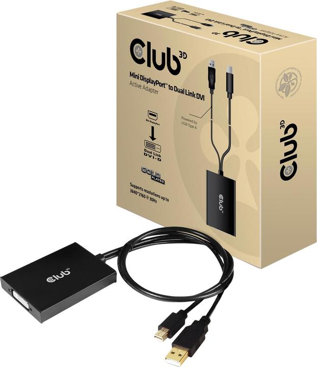 Actual product image Club 3D CAC-1130 (USB-A, Mini DP, 6.10 cm)