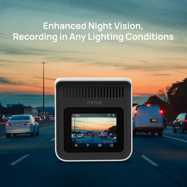 Immagine prodotto 70mai A400 (Ricevitore GPS, Visione notturna, Bluetooth, Accumulatore di carica elettrica, WiFi, Accelerometro, Display integrato, QHD)