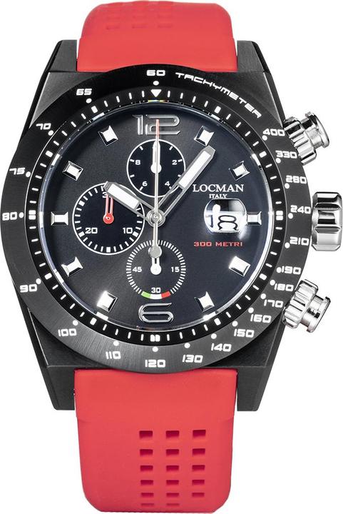 Actual product image Locman Italy Wristwatch Stealth 300MT Chrono (Chronograph, 1932 mm)