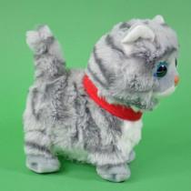 Kögler Laufende Plüschkatze Lana mit Sound,11x17x16cm (16 cm)