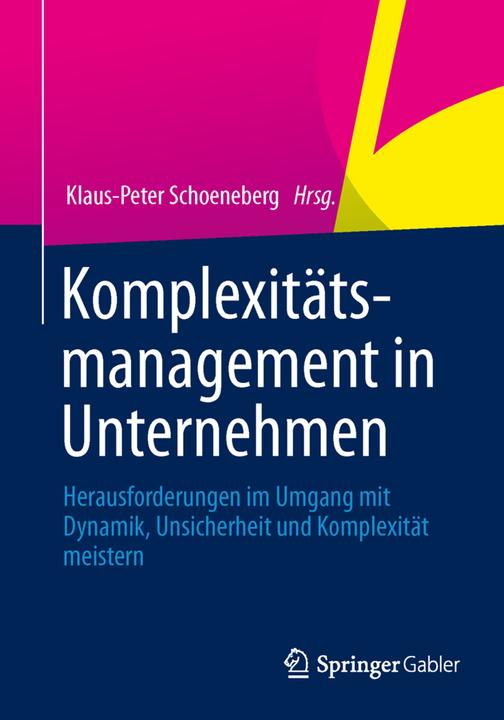 Actual product image Komplexitätsmanagement in Unternehmen (German, Klaus-Peter Schoeneberg, 2014)