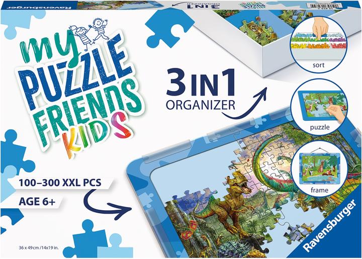 Immagine prodotto Ravensburger Puzzle Organizer bambini 2, vassoio di smistamento d/f/i, base, cornice, per 100-300 pezzi XXL, da (264 pezzi)