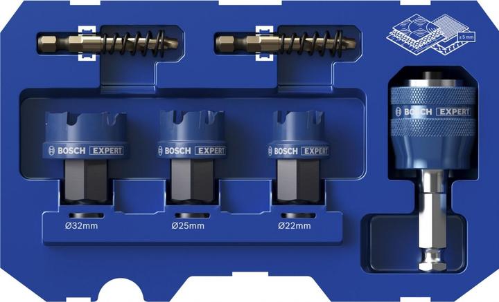 Produktbild Bosch Professional Zubehör EXPERT Sheet Metal Lochsägen-Set 22/25/32 x 5 mm (22 mm, 25 mm, 32 mm)