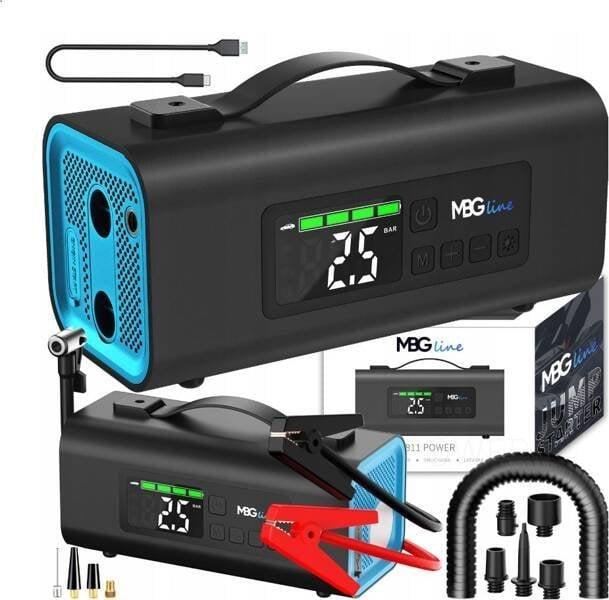 Actual product image Celeb Luxury Jump Start Booster 54 76Wh PD30W Car Compressor Blower Powerbank