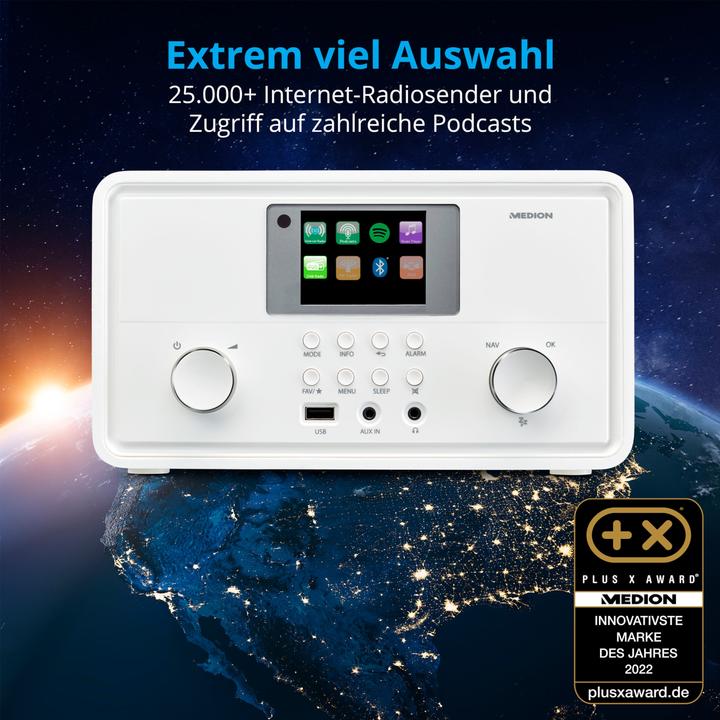 Productafbeelding Medion LEVEN P85027 (DAB+, Internet radio, VHF, WiFi, Bluetooth)