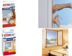 Actual product image tesa Insect screen COMFORT for windows, with Velcro tape, self-adhesive, without drilling (100 x 100 cm)