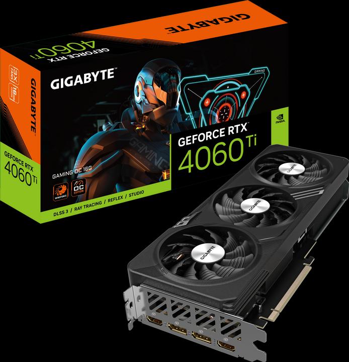 Produktbild Gigabyte RTX 4060 TI Gaming OC (16 GB)