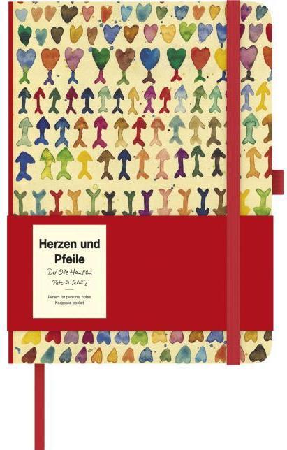 Image du produit Herzen und Pfeile - ein Notizbuch von Peter T. Schulz (16 x 22 cm, Allemand)