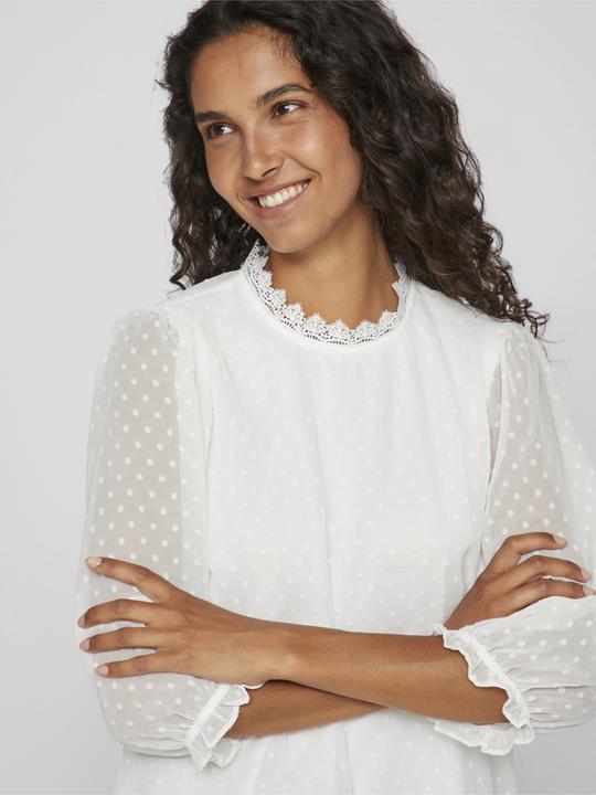Actual product image Vila Dotted top with 3/4-length sleeves (42)