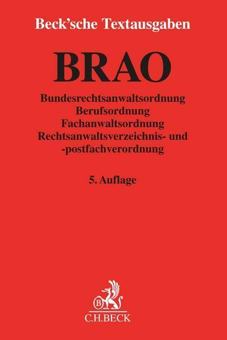 Immagine prodotto Bundesrechtsanwaltsordnung und zugehöri (Tedesco, Swantje Jacklofsky, 2022)