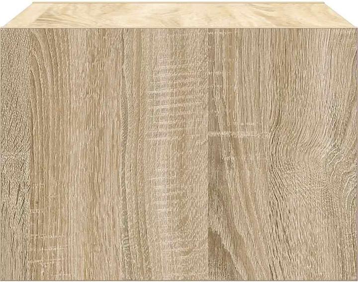 Immagine prodotto VidaXL Comodini a parete con luci LED 2 pezzi armadio in rovere Sonoma