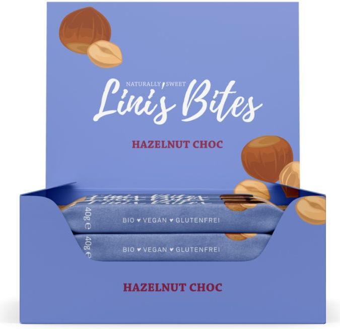Produktbild Lini's Bites Hazelnut Nougat Choc Bio (1 Stk., 40 g)
