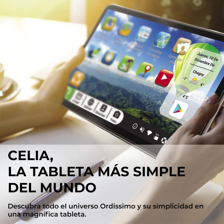 Produktbild Ordissimo ART0418 Tablet 4G 64 GB 25,6 cm (10.1" ) 4 GB Wi-Fi 5 (802.11ac) Android 10 Schwarz (4G, 10.10", 64 GB, Black)
