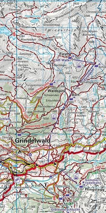 Actual product image Hiking map 31 Jungfrau region - Lake Brienz